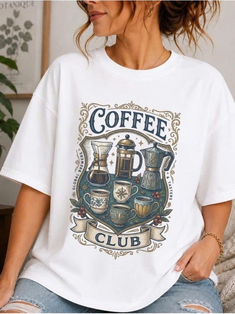 White Coffee Club Graphic Tee
